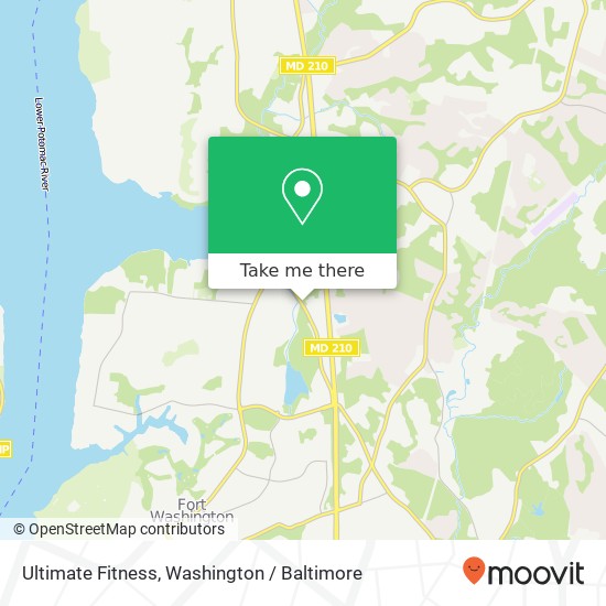 Mapa de Ultimate Fitness, 11064 Livingston Rd