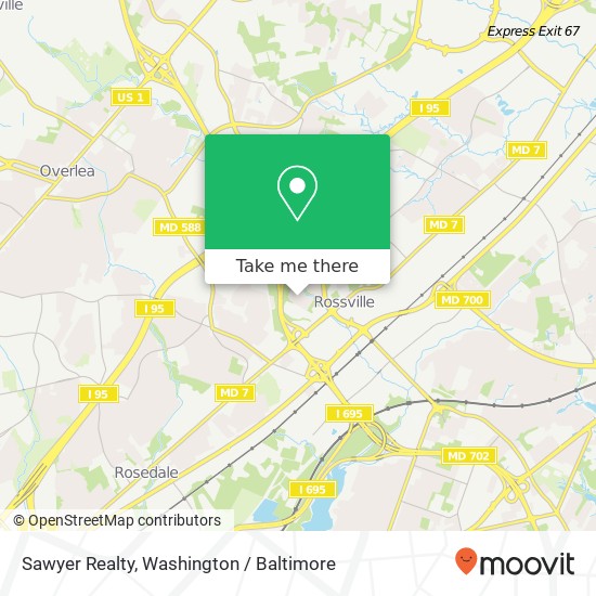 Mapa de Sawyer Realty, 20 Serpens Ct