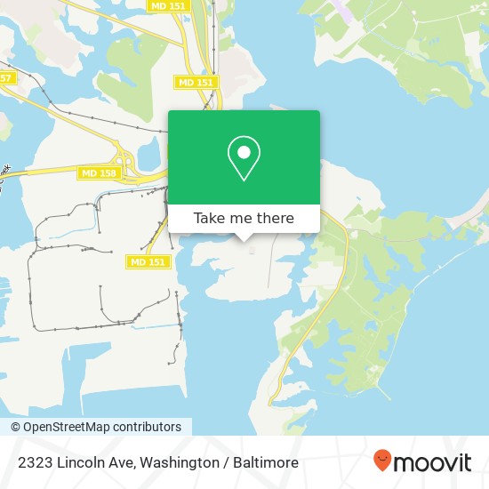 2323 Lincoln Ave, Sparrows Point, MD 21219 map