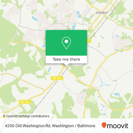 4200 Old Washington Rd, Waldorf, MD 20602 map