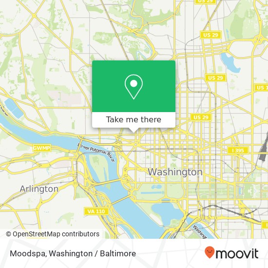 Mapa de Moodspa, 2311 M St NW