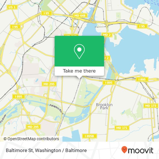 Mapa de Baltimore St, Halethorpe (BALTIMORE), MD 21227