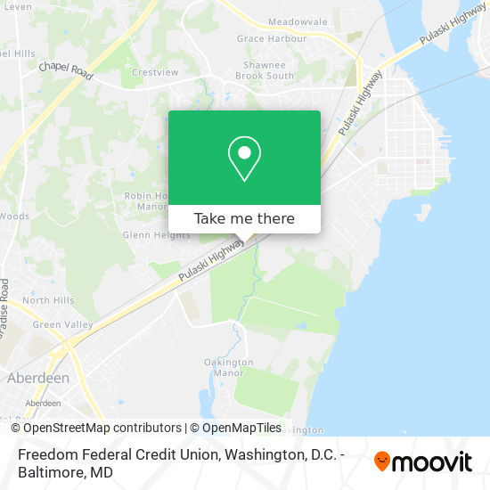 Freedom Federal Credit Union map