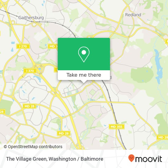 The Village Green, Rockville, MD 20850 map