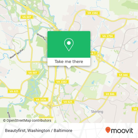 Beautyfirst, 45575 Dulles Eastern Plz map