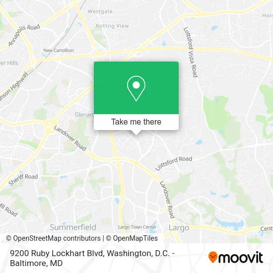 9200 Ruby Lockhart Blvd map