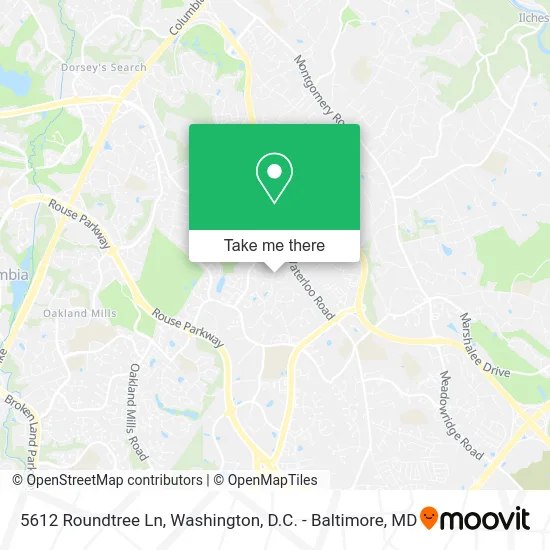 5612 Roundtree Ln map