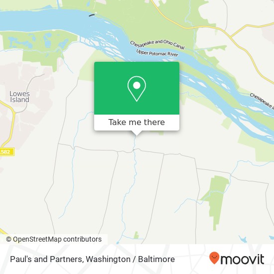 Mapa de Paul's and Partners, 10611 Allenwood Ln