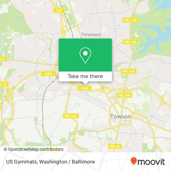US Gymmats, 113 Othoridge Rd map