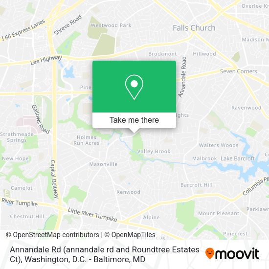 Annandale Rd (annandale rd and Roundtree Estates Ct) map