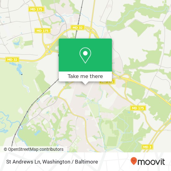 St Andrews Ln, Odenton, MD 21113 map