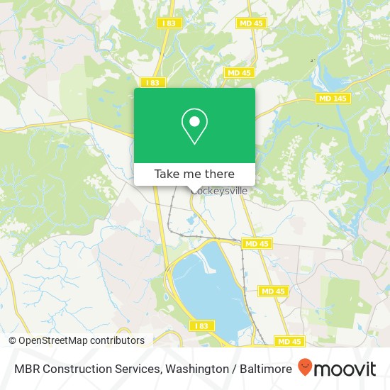 MBR Construction Services map