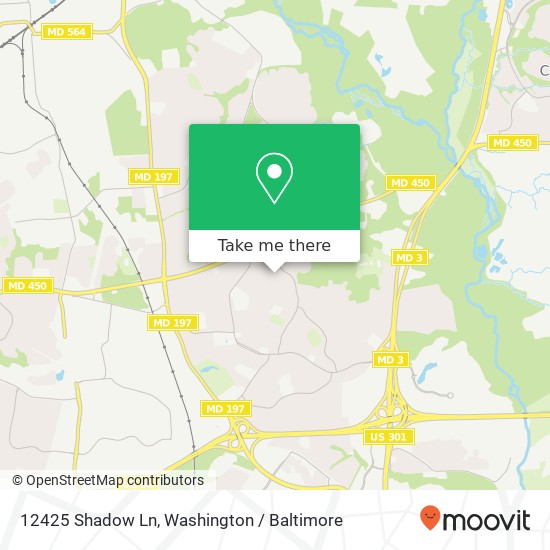 12425 Shadow Ln, Bowie, MD 20715 map