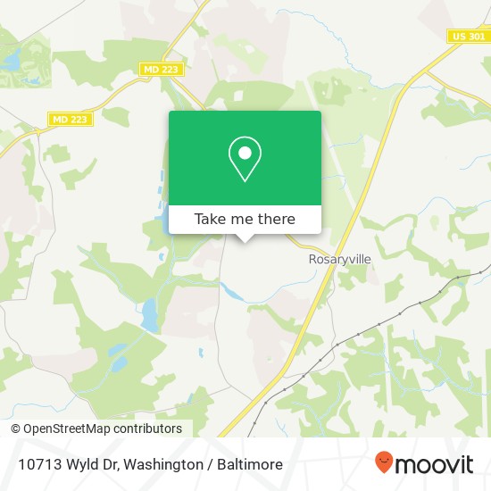 10713 Wyld Dr, Upper Marlboro, MD 20772 map