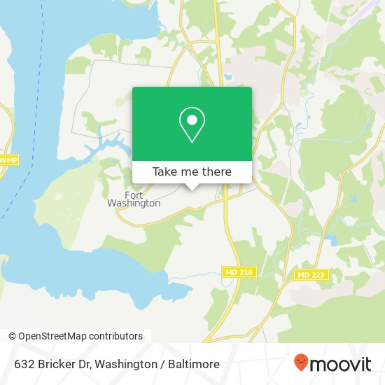 632 Bricker Dr, Fort Washington, MD 20744 map