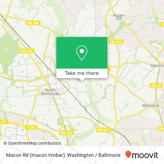 Macon Rd (macon timber), Rockville, MD 20852 map