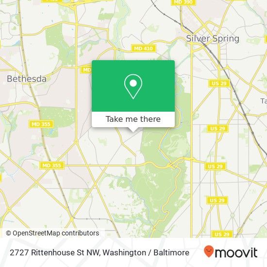 2727 Rittenhouse St NW, Washington, DC 20015 map