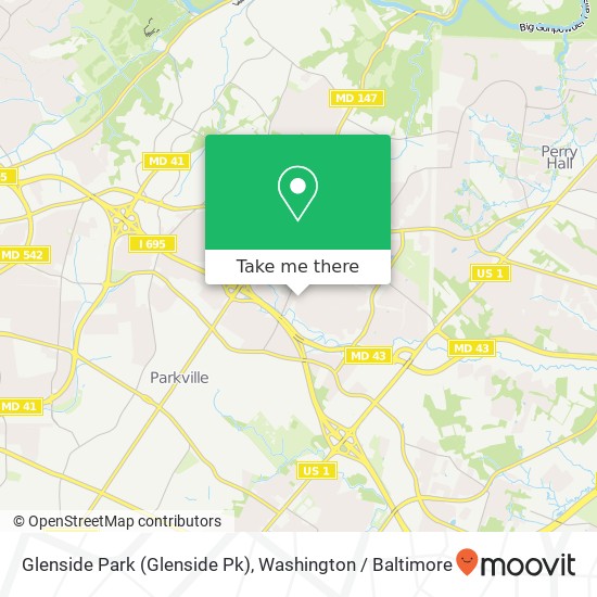 Glenside Park (Glenside Pk) map