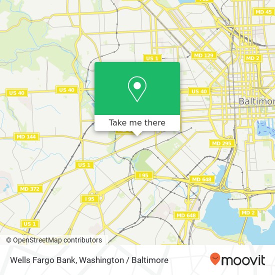 Mapa de Wells Fargo Bank, 2320 Ashton St