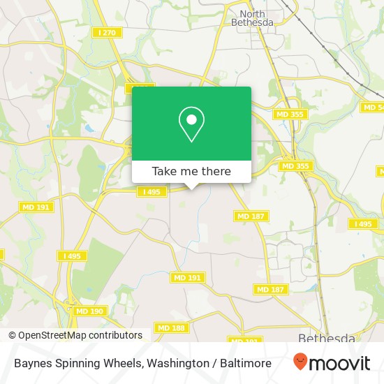 Mapa de Baynes Spinning Wheels