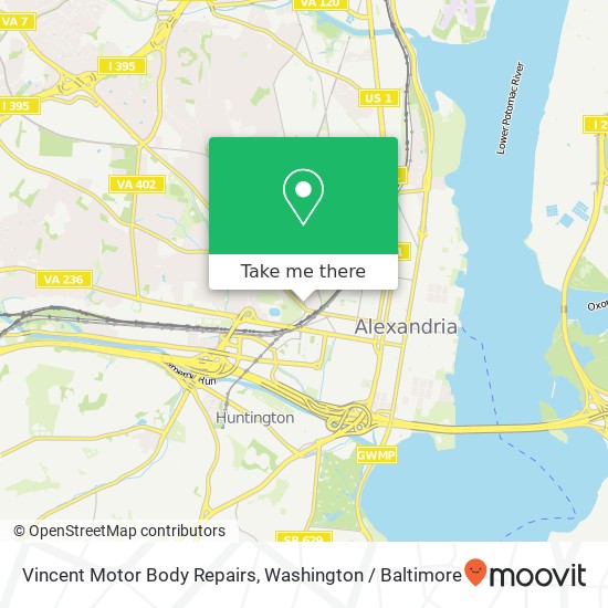 Mapa de Vincent Motor Body Repairs