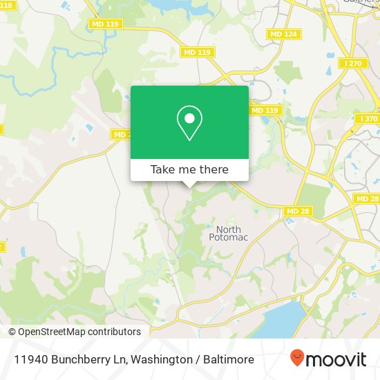 11940 Bunchberry Ln, Gaithersburg, MD 20878 map