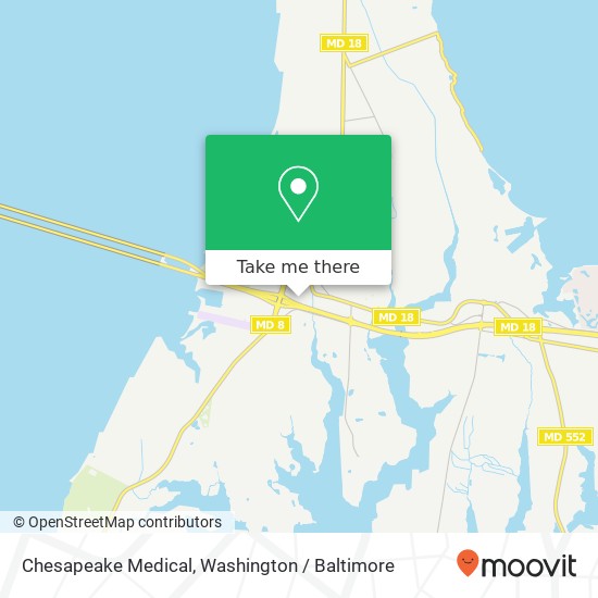 Mapa de Chesapeake Medical, 130 Love Point Rd