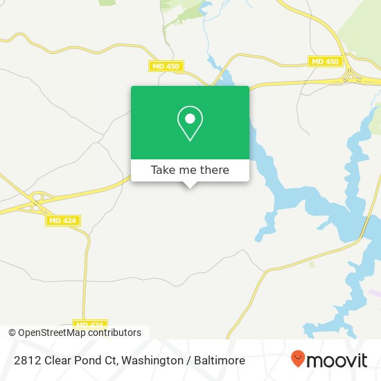 2812 Clear Pond Ct, Davidsonville, MD 21035 map