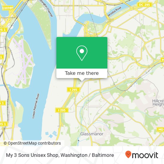 My 3 Sons Unisex Shop map