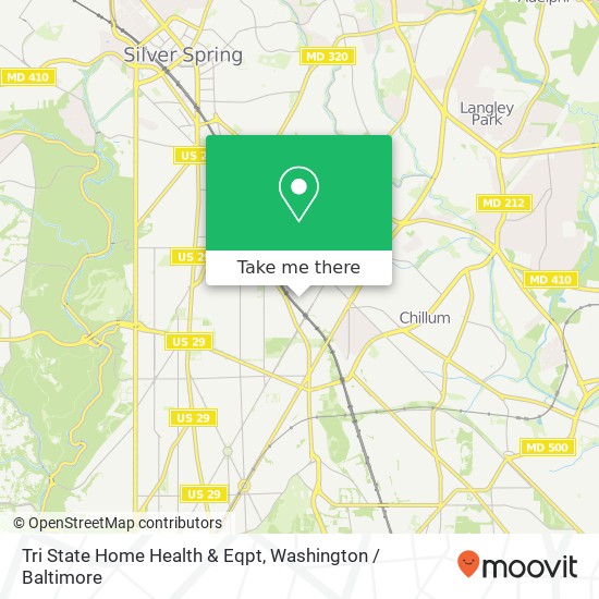 Mapa de Tri State Home Health & Eqpt