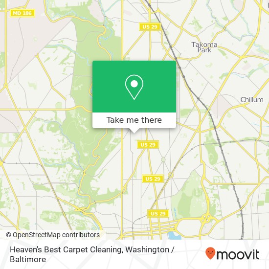 Heaven's Best Carpet Cleaning map