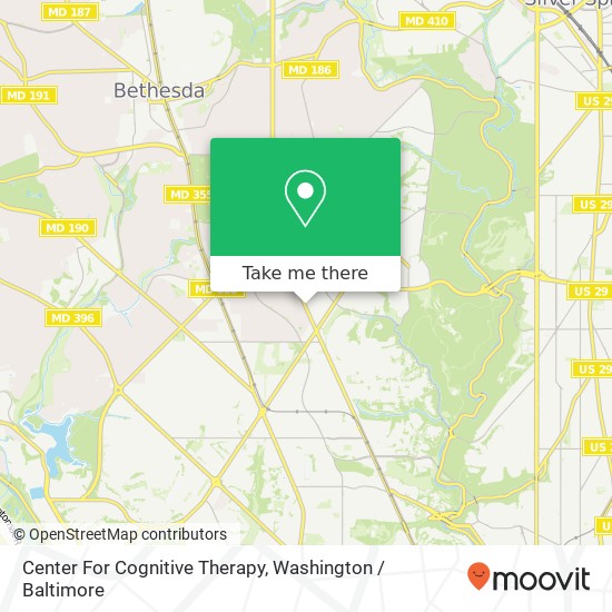 Center For Cognitive Therapy map
