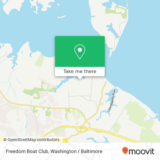 Mapa de Freedom Boat Club, 1000 Fairwinds Dr