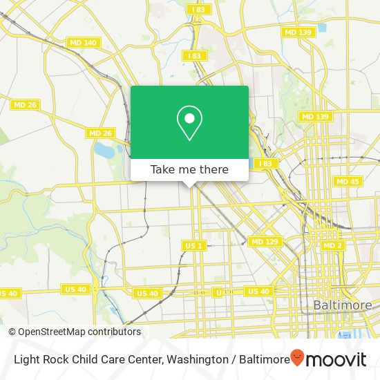 Light Rock Child Care Center, 2200 N Monroe St map