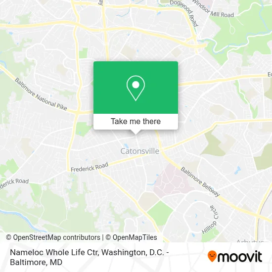 Nameloc Whole Life Ctr map