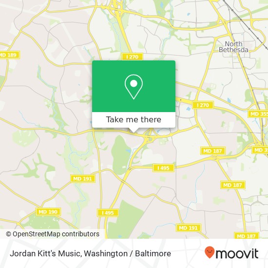 Mapa de Jordan Kitt's Music