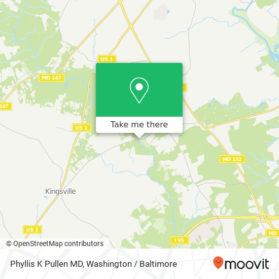 Phyllis K Pullen MD map