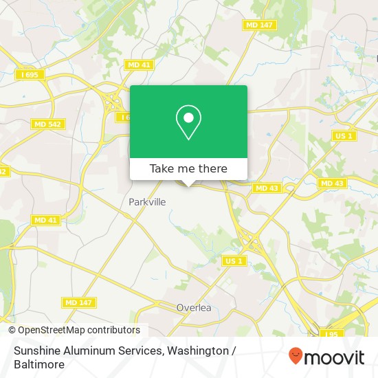 Sunshine Aluminum Services map