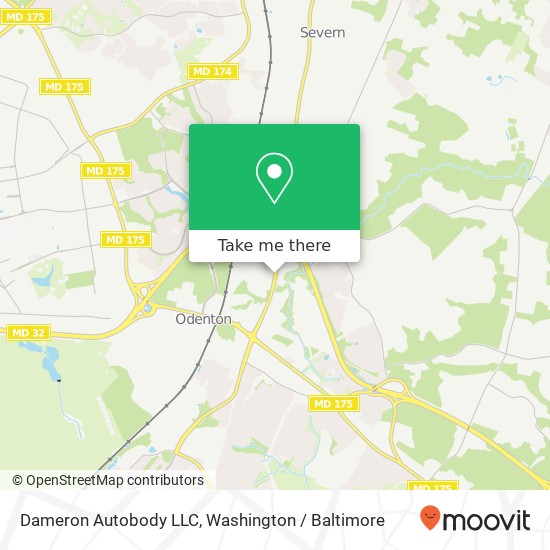 Dameron Autobody LLC map