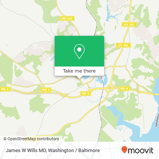 James W Wills MD map