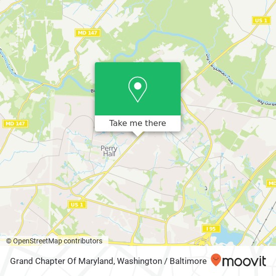 Mapa de Grand Chapter Of Maryland