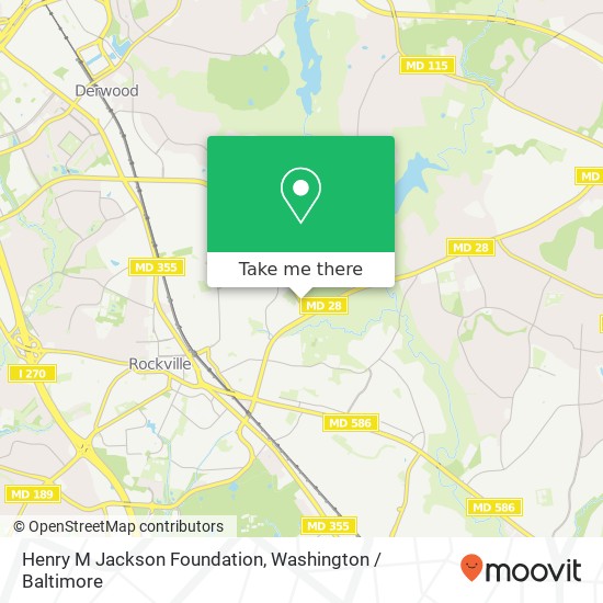 Mapa de Henry M Jackson Foundation