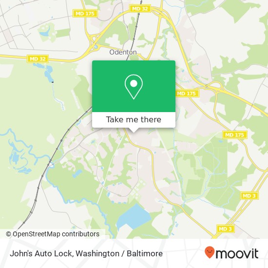 John's Auto Lock map