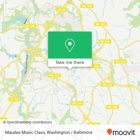 Mapa de Maudes Music Class