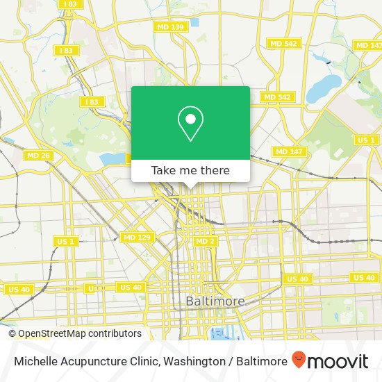 Mapa de Michelle Acupuncture Clinic