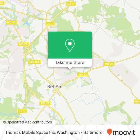 Thomas Mobile Space Inc map