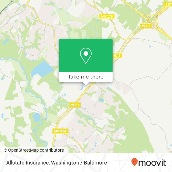 Allstate Insurance map