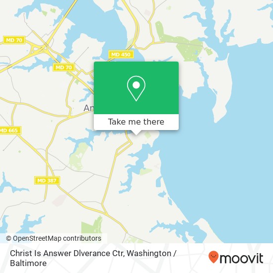 Christ Is Answer Dlverance Ctr map