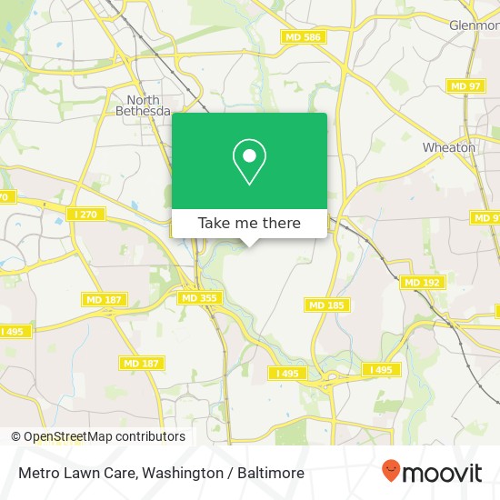 Metro Lawn Care map