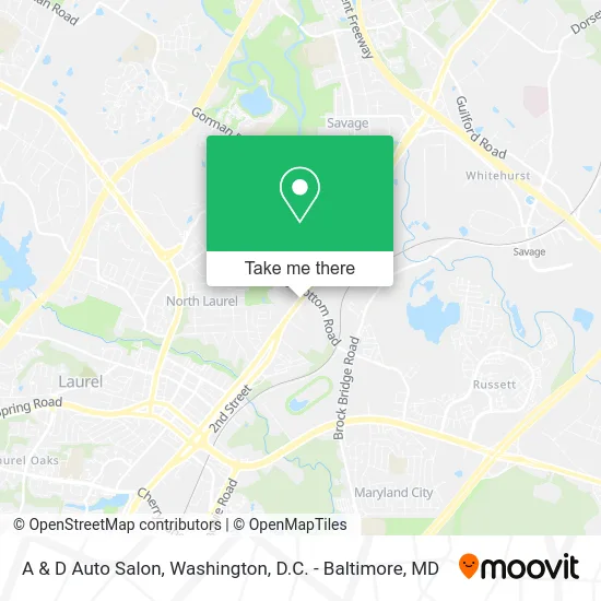 A & D Auto Salon map